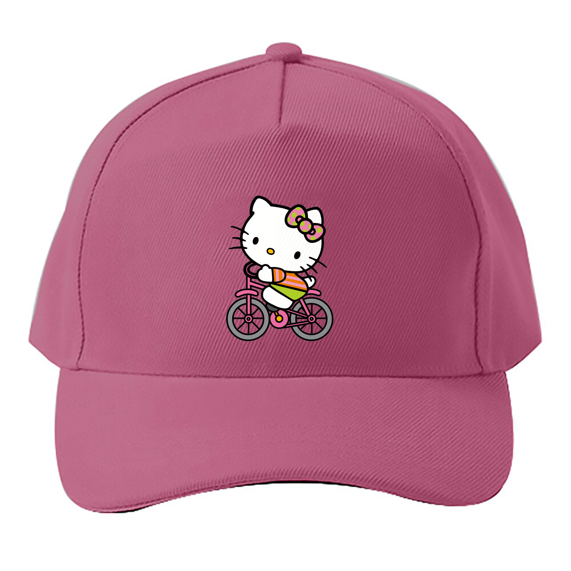 （画像用） Hello Kitty ハローキティ ベースボールキャップ 綿100％ 男女兼用 帽子 スポーツ